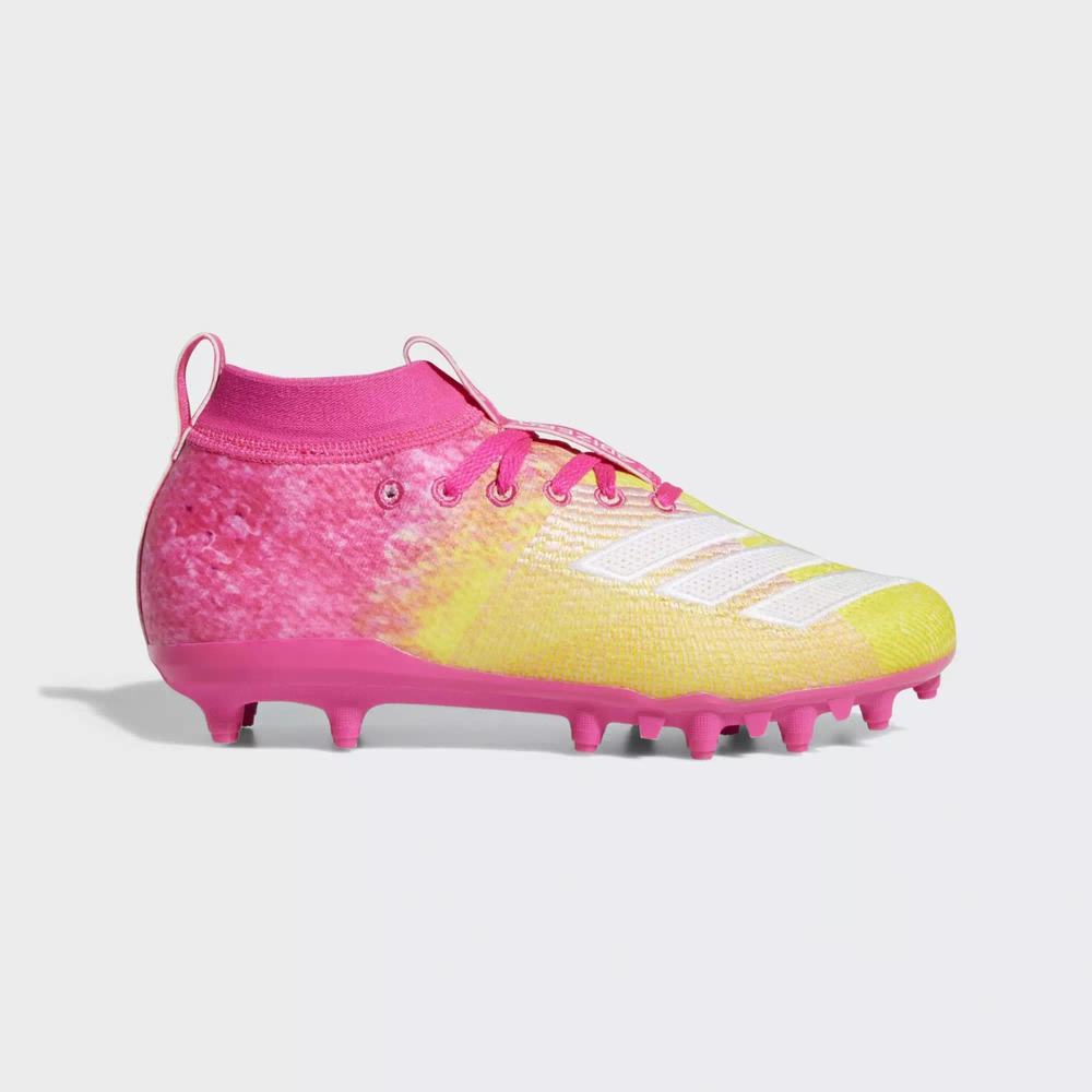 Adidas Adizero 8.0 Tacos de Futbol Rosas Para Niña (MX-25388)